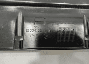 WLOT KIEROWNICA POWIETRZA OSŁONA PASA RENAULT ZOE II 215541324R 215547913R 6