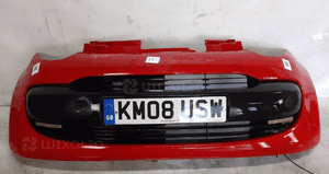 Zderzak przód przedni peugeot 107 citroen C1 kkn czerwony 1