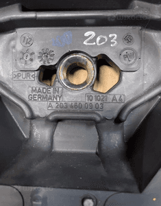 MERCEDES C 203 kierownica skórzana czarna skóra 4