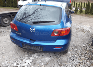Mazda 3 BK 03-09 HB Zderzak  tylny tył w kolor 27b  lampa szyba 3