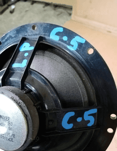 Głośnik lewy przód przedni Citroen C5 III 9635014780 4