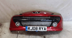 Zderzak przód przedni do peugeot 307 lift ekqd bordowy  halogeny 1