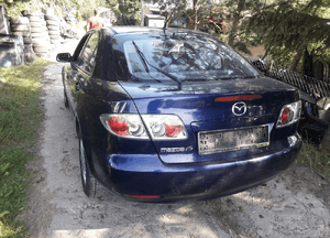 Mazda 6 02-07 GG Drzwi tylne tył lewe Prawe  HB w kolor 25E 6