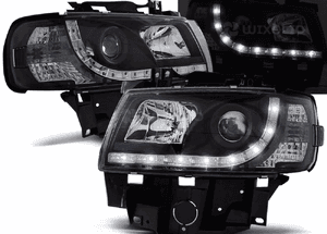 Lampy reflektory do  vw T4 bus od 1996 do 2003 roku  daylight H1 gratis 1