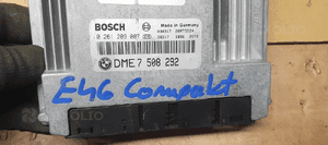 Komputer sterownik silnika BMW 3 E46 1.8i 0261209007 7508292 7