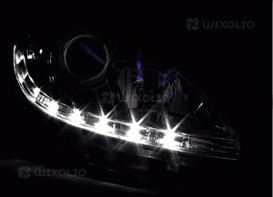 LAMPY Reflektory SEAT LEON II 1P TOLEDO 2005 - 2009 DAYLIGHT LED GRATIS H1 4
