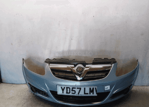 Zderzak przód przedni opel corsa d Z21C błękitny 1