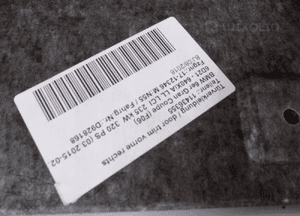 BMW 6 F06 Gran Coupe - Półka Tylna 9