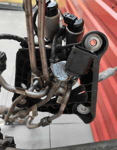 BMW 7 F01 F02 3.0D N57 BLOK ZAWORÓW DYNAMIC DRIVE PRZEWODY WĘŻE KPL ORYG 10