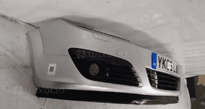 Zderzak przód przedni do opel astra h 3 iii halogeny Z157 srebrny 2