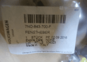 MECHANIZM PODNOSZENIA SZYB SHARAN ALHAMBRA PRAWY 2