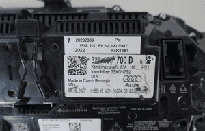 Licznik virtual zegary lcd audi A1 82A 82A920700D 6