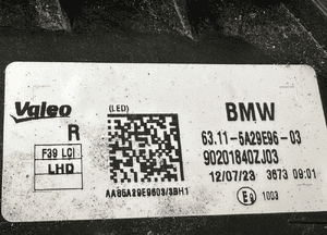 Lampa lampy led bmw X2 F39 lci lift kompletne 5A29EA5 5A29E96 7