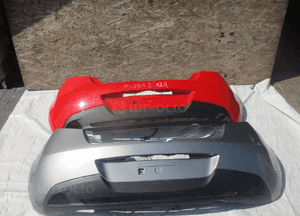 Mazda 2 ii zderzak tył tylny 12R 10