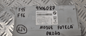 BMW F15 F16 MODUŁ STEROWNIK FOTELA PRZÓD 9306087 6