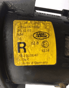 Halogen w zderzak przedni prawy XBJ000042 Range Rover 3 III LM L322 3