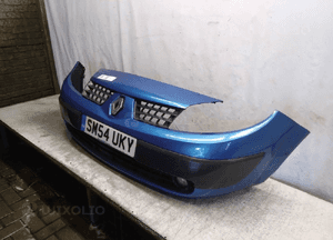 Zderzak przód przedni do renault megane scenic 2 ii TEI45 niebieski halogeny 3