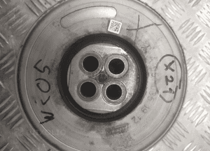 Mercedes W205 koło pasowe wału A6510351912 1