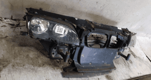 Pas przedni bmw E46 seria 3 wzmocnienie czołowe kierownica powietrza 4