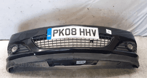 Zderzak przód przedni opel astra h 3 iii gtc Z20R czarny halogeny 1
