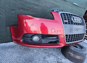 Zderzak Przod Przedni S-Line Kratki Czujniki PDC Halogeny Gril Atrapa LZ3F AUDI A4 B7 Kombi Sedan 15