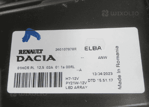 Lampa przednia przód prawa dacia logan sandero iii 3 led 2020 29
