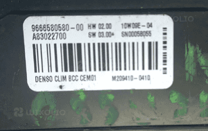 Citroen C4 Picasso I modul sterownik klimatyzacji   9666580580 2