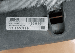 Pas przedni chłodnice wentylatory komplet Opel Tigra B II 2 1.4 4