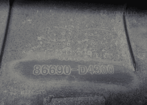 Kia optima osłona dokładka zderzaka tylnego 86690-D4300 13