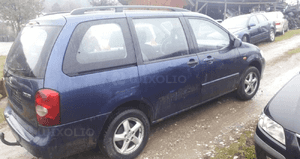 Mazda MPV 99-06 szyba tylna tył w klapie 5