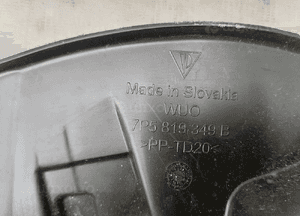 Osłona zaślepka podszybia Porsche Cayenne II 7P5819349 3