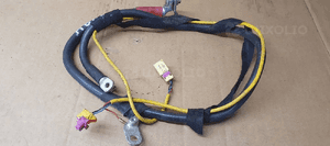 Wiązka instalacja akumulatora klema plusowa Audi A6 C6 4F0971225F 6
