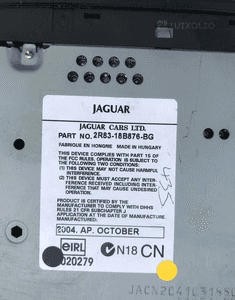 Radio radioodtwarzacz CD 2R83-18B876 Jaguar S-Type 3