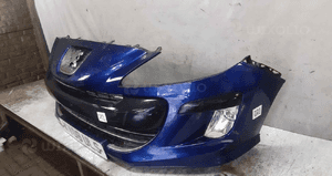 Zderzak przód przedni peugeot 308 kpld granat granatowy halogeny 3