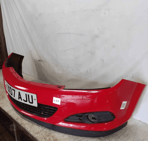 Zderzak przód przedni opel astra h 3 iii gtc + halogeny kod kolor Z547 czerwony 1