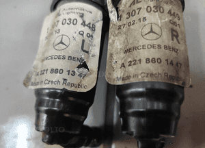 MERCEDES S-KLASA W221 LIFT DYSZA SPRYSKIWACZY LAMPY LEWY PRAWY PRZÓD ORYG 9