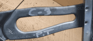 Mechanizm podnośnik szyby prawy tył Citroen C3 I 9680027380 6