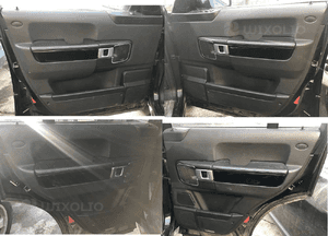 Boczki drzwi komplet czarne Range Rover LM L322 Lift 1