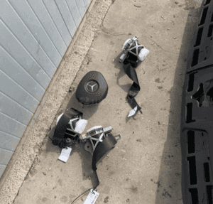 MERCEDES  glk X204 pasy poduszka kolanowa kierowca pasażer  LIFT air bag 4