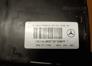 Poduszka fotela prawa pasażera AIRBAG Mercedes GL X166 W166 1668600402 6