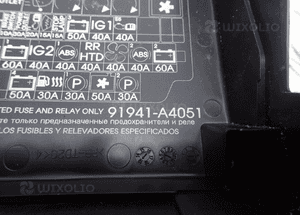 OSŁONA SKRZYNKI BEZPIECZNIKÓW KIA CAREN 1,7 CRDI 91941-A4051 RADOM 3