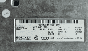 Audi A6 C6 moduł sterownik MMI 4F0910729036 4E0035729 2