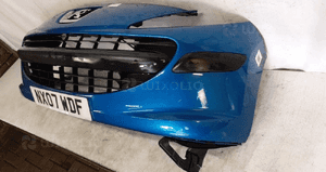 Zderzak przód przedni do peugeot 207 kmu niebeiski 3