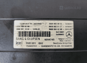 WZMACNIACZ BANG  OLUFSEN Mercedes W212 AMG 2
