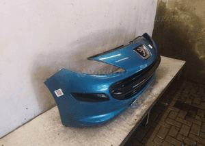 Zderzak przód przedni peugeot 207 kmu niebieski błękitny 3
