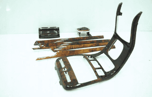 Decor drewno listwa konsola kpl ramka biegow mercedes cl W215 lift 10
