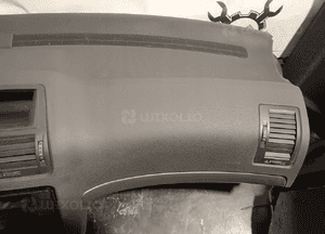 Deska rozdzielcza konsola kokpit airbag pasażera skoda octavia ii 04- 3