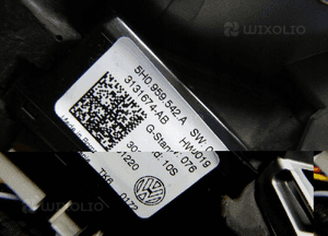 Vw golf viii kierownica multifunkcyjna skór grzana 14