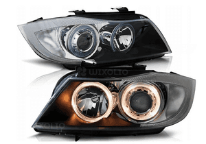 Lampy reflektory do bmw E90 E91 od 2005 do 2008 rok depo ringi soczewki 2