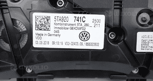 Vw touran iii 2015- zegary licznik 54228KM 5TA920741C 5